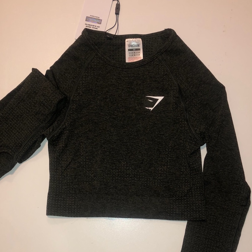 NEW- Gymshark Vital Seamless Long Sleeve Crop Top